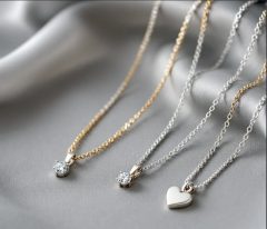 Necklace silver pendant